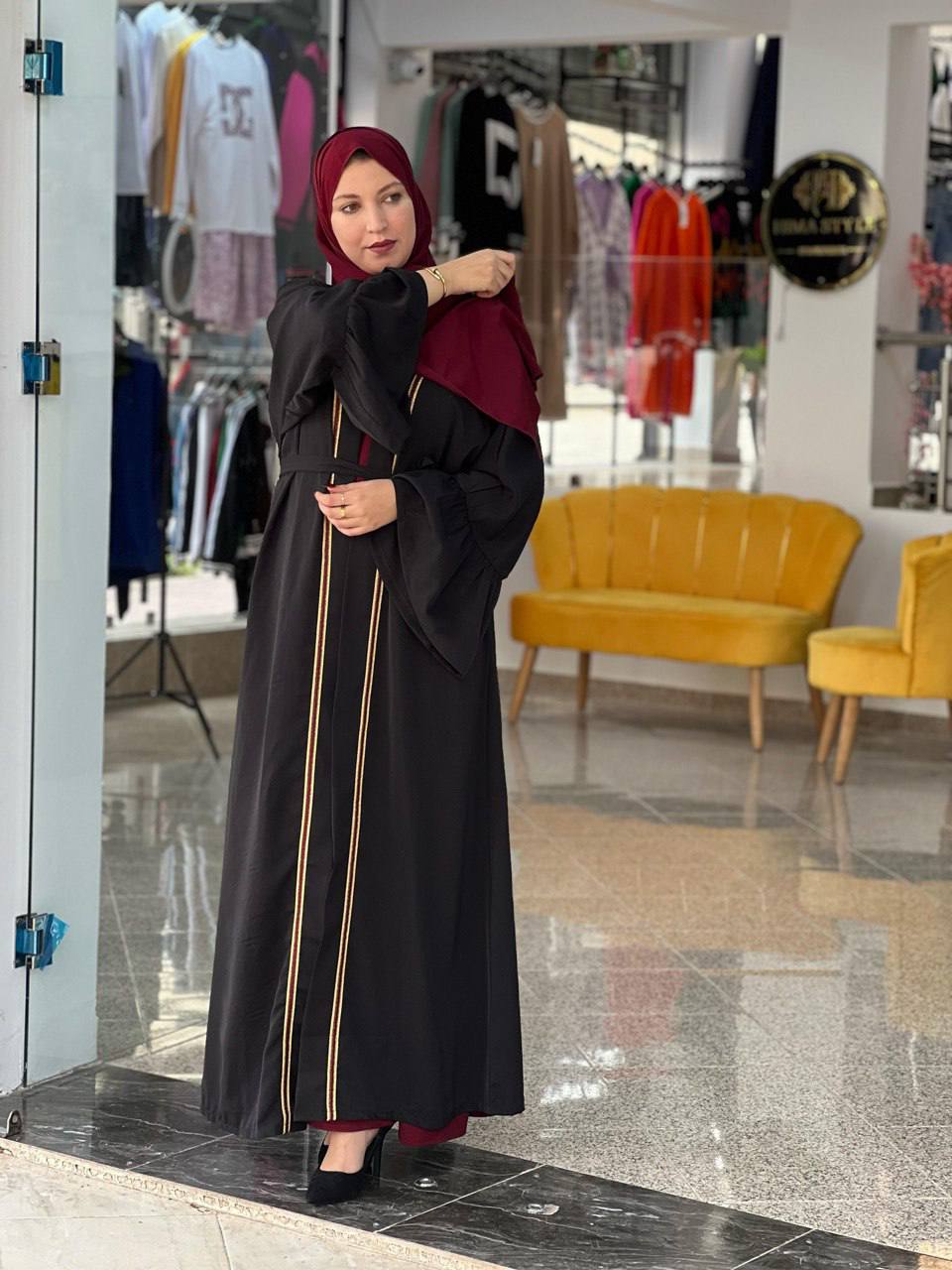 3abaya 3 pice