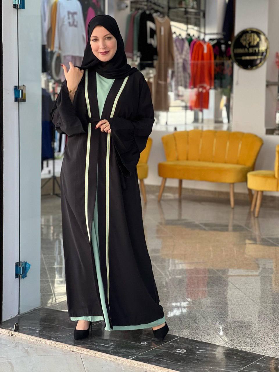 3abaya 3 pice