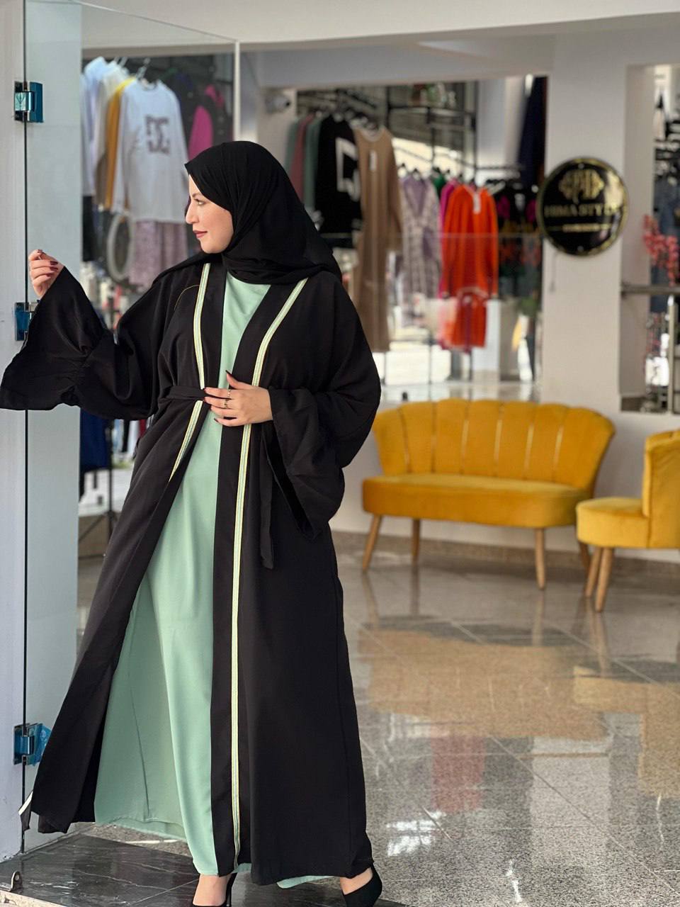 3abaya 3 pice