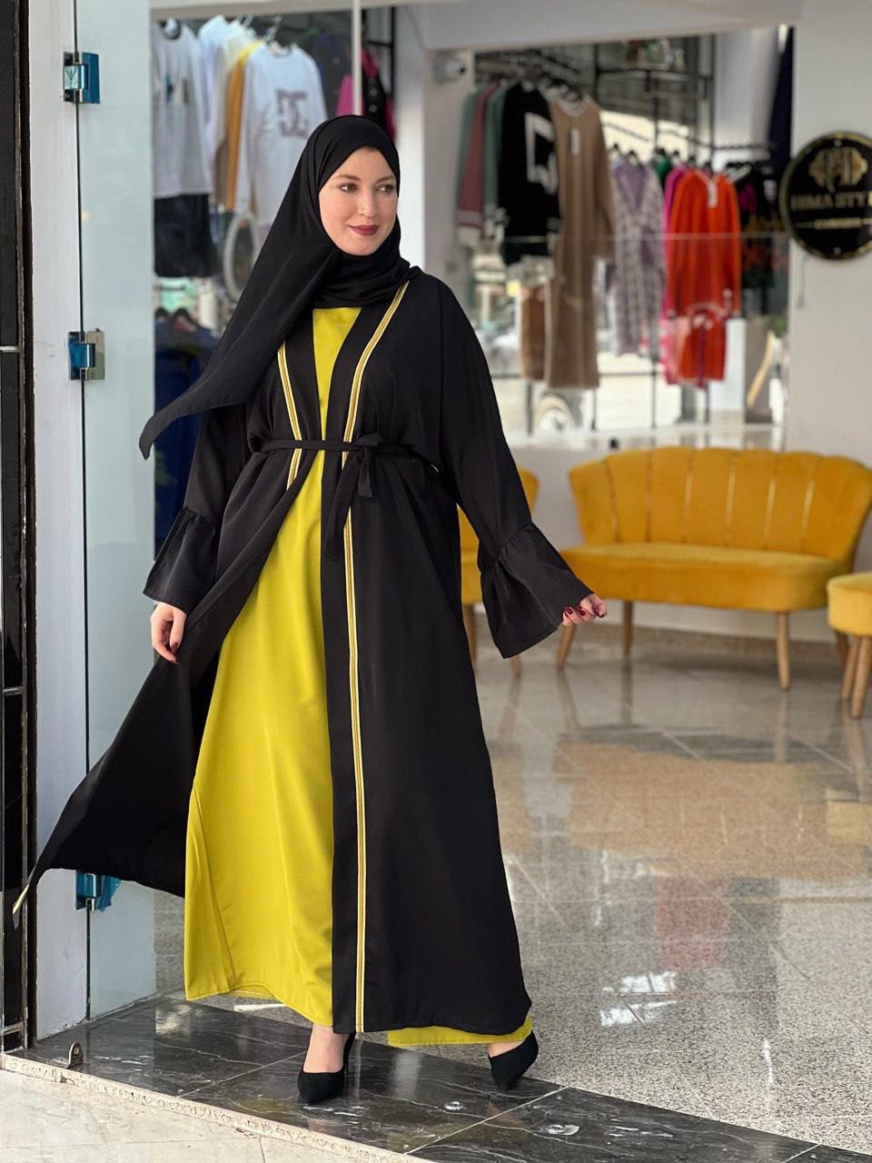 3abaya 3 pice