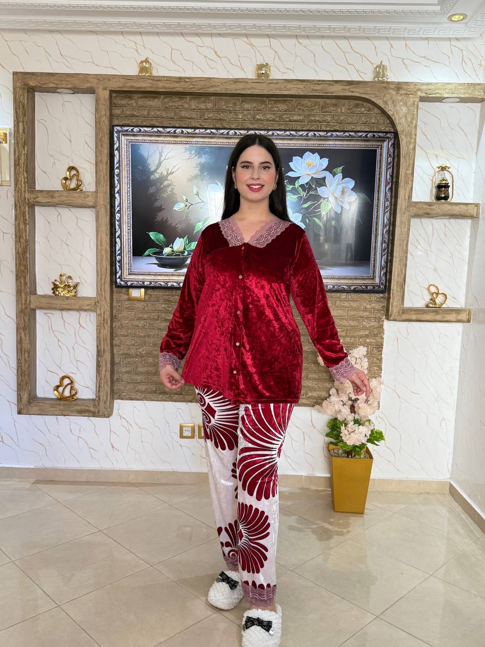 بيجامة صدفة مرايا