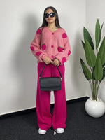 Ensemble Cardigan fraise image 3