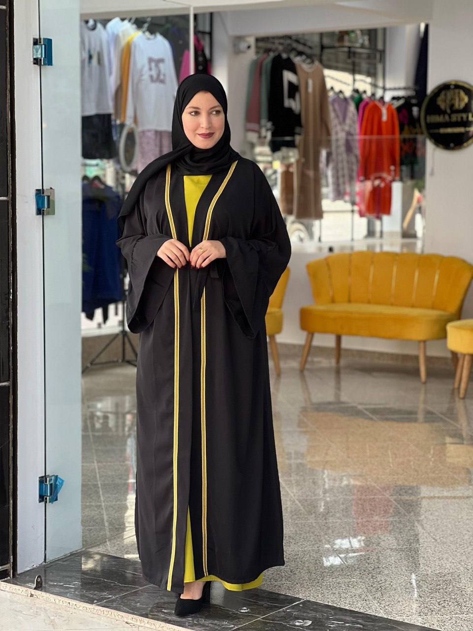 3abaya 3 pice