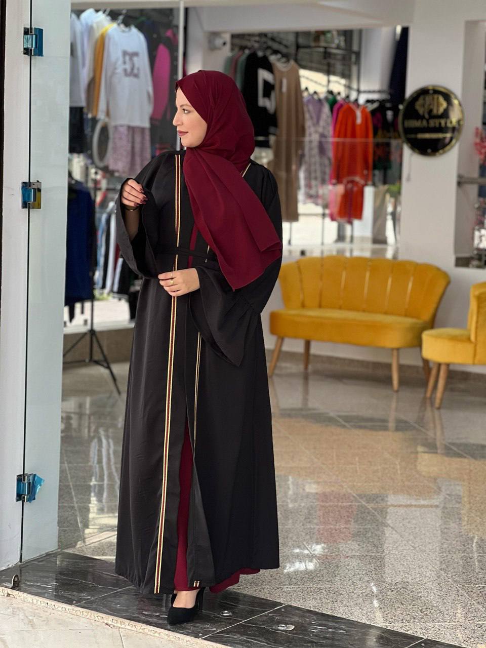 3abaya 3 pice