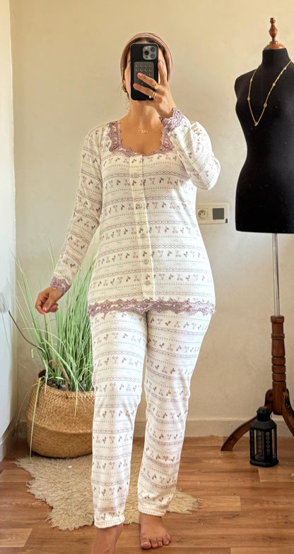 بيجامة ريب مبرة